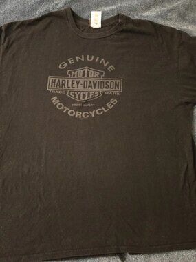 2014 Winston-Salem NC Shield Black Harley Davidson Shirt Smokin